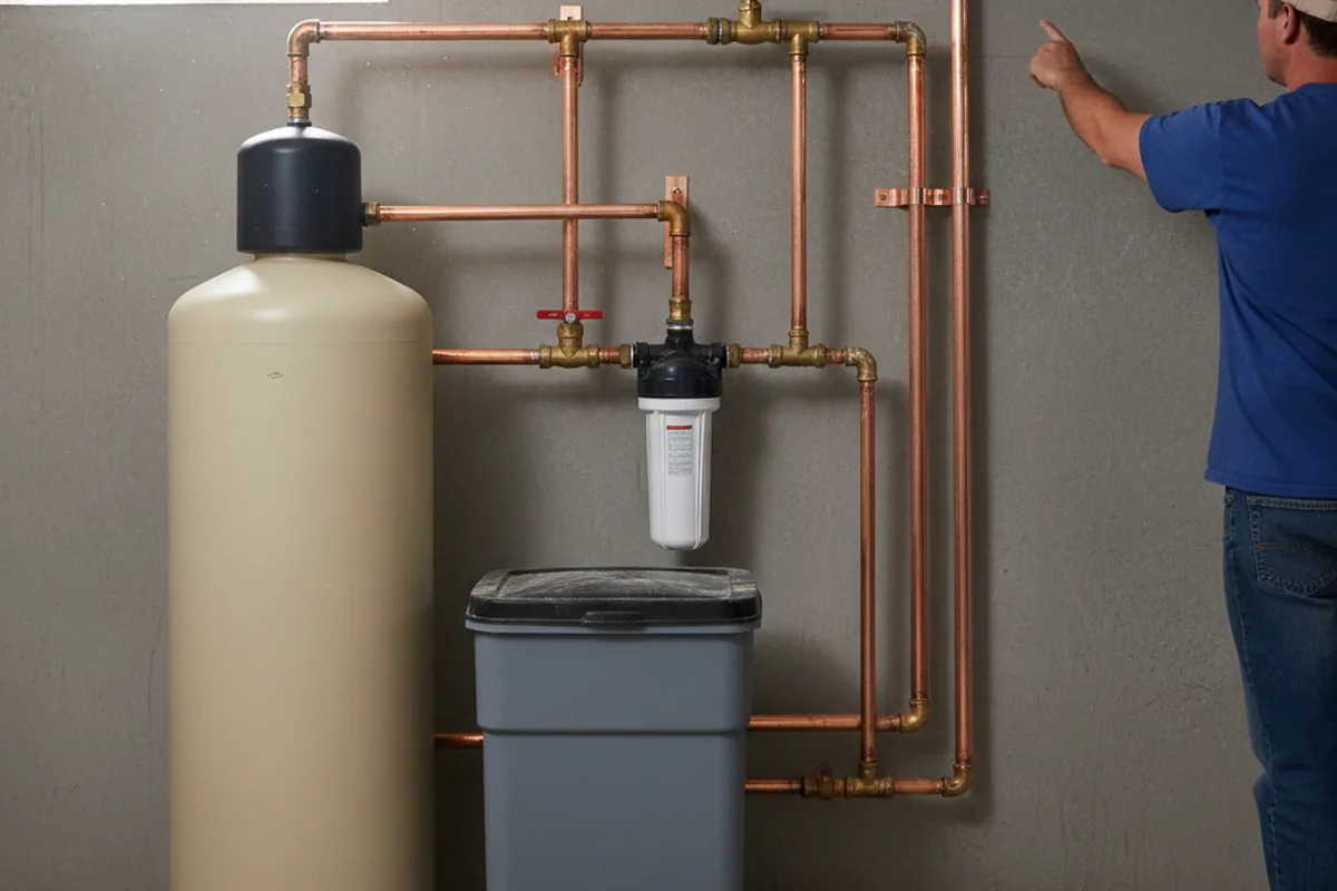 Whole-house water treatment system installed in North Charleston